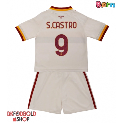AS Roma Santiago Castro #9 Udebanesæt Børn 2026-27 Kort ærmer (+ korte bukser)